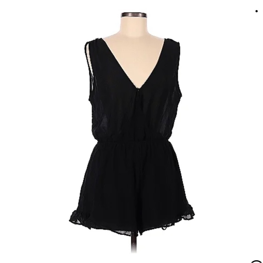 Astr Black Romper